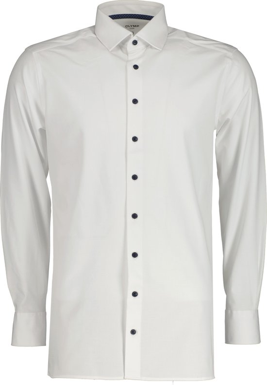 Chemise Olymp - Coupe Moderne - Wit - 48