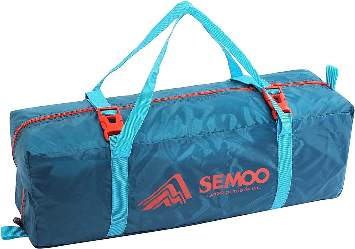 Semoo - Tent voor 3 personen - koepeltent - lichtblauw