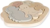 Puzzel - Zeedieren - Konges Slojd - Sea animals - wooden puzzle - houten puzzel
