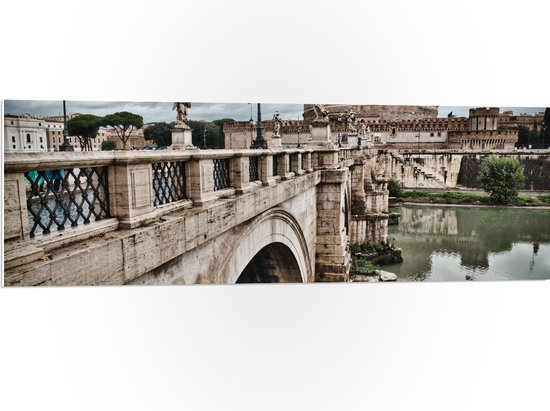 WallClassics - PVC Schuimplaat- Stad Rome - 120x40 cm Foto op PVC Schuimplaat