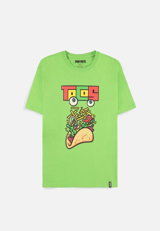 Fortnite Heren Tshirt -XS- Tacos Groen