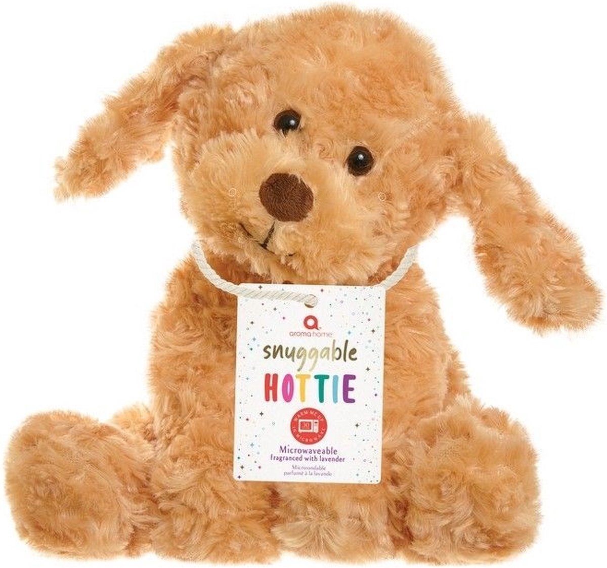 Goedkoopste Aroma Home - Snuggable Hottie - Fluffy Dog - Kersenpitkussen