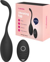 MyFantasy Vibrerend Ei – Luxe Sex Toys voor Vrouwen– Vibrator met Afstandsbediening – Seksspeeltjes voor Koppels – Valentijn – Midnight Black