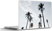 Laptop sticker - 13.3 inch - Palmbomen - Zomer - Tropisch - 31x22,5cm - Laptopstickers - Laptop skin - Cover