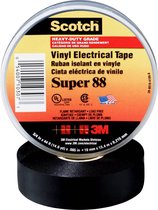 MMM zelfkl tape Scotch Super 88, PVC, zw, (lxb) 33mx38mm