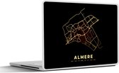 Laptop sticker - 12.3 inch - Plattegrond - Stadskaart - Almere - Kaart - 30x22cm - Laptopstickers - Laptop skin - Cover