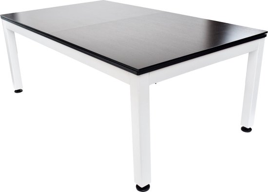 North Essence Wit / Zwart 7FT Combi Pooltafel / Eettafel van North — afbeelding 5