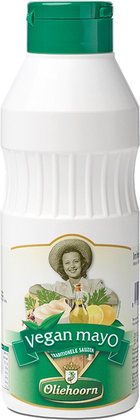 Foto: Oliehoorn vegan mayonaise in knijpfles 900 ml