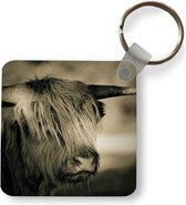 Sleutelhanger - Uitdeelcadeautjes - Schotse Hooglander - Dieren - Haar - Plastic