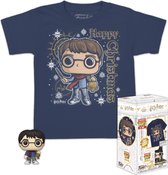 Funko Pop! Holliday Tee Box Harry Potter Taille S '' Happy Christmas '' + Porte-clés Harry Potter