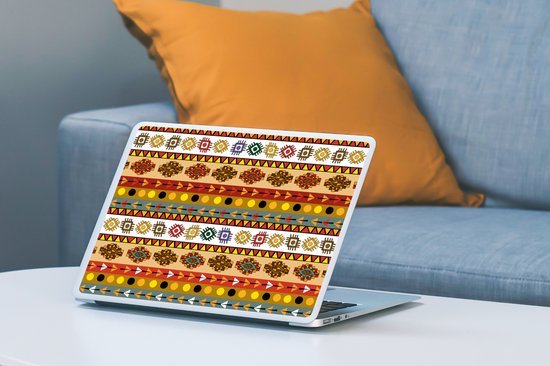 Autocollant pour ordinateur portable - 10,1 pouces - Maya - Motif - Amérique latine - 25 x 18 cm - Autocollants pour ordinateur portable - Skin pour ordinateur portable - Housse