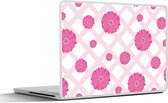 Sticker pour ordinateur portable - 17,3 pouces - Fleurs - Motifs - Pastel - 40x30cm - Autocollants pour ordinateur portable - Skin pour ordinateur portable - Housse