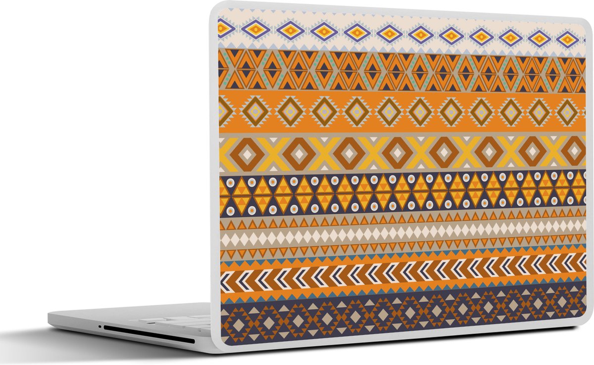 Laptop sticker - 13.3 inch - Patronen - Afrika - Abstract - 31x22,5cm - Laptopstickers - Laptop skin - Cover