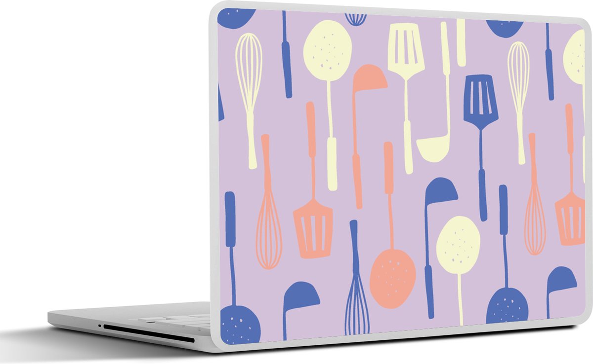 Laptop sticker - 11.6 inch - Patronen - Keukengerei - Spatel - Garde - 30x21cm - Laptopstickers - Laptop skin - Cover