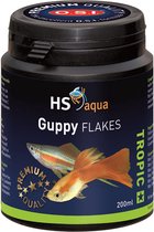 HS aqua Guppy Flakes - voer voor guppy's - 200 ml/35 g