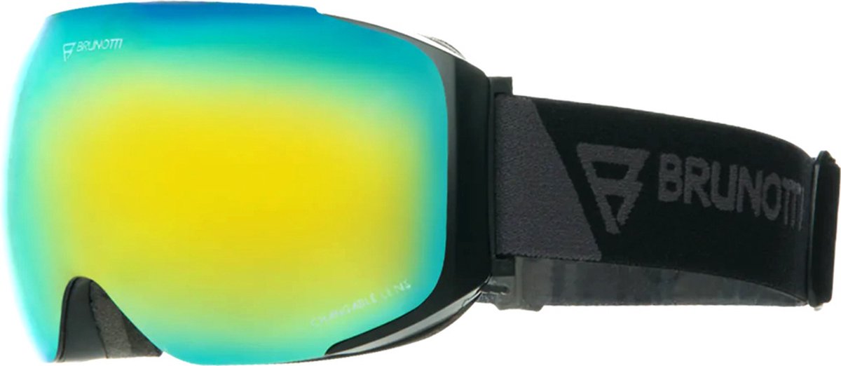 Brunotti Timber Skibril met Verwisselbare Lens – ONE Zwart