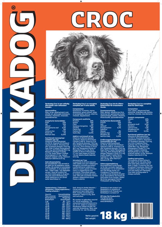 Denkadog Croc 18 kg