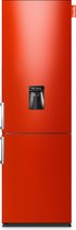 NUNKI LARGEH2O (Hot Rod Red Gloss All Sides) Combi Bottom Koelkast, E, 197+71l, Handle, Waterdispenser
