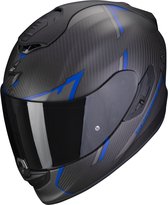 Scorpion Exo-1400 Evo Carbon Air Kendal Casque Intégral Zwart Mat - Blauw XXL