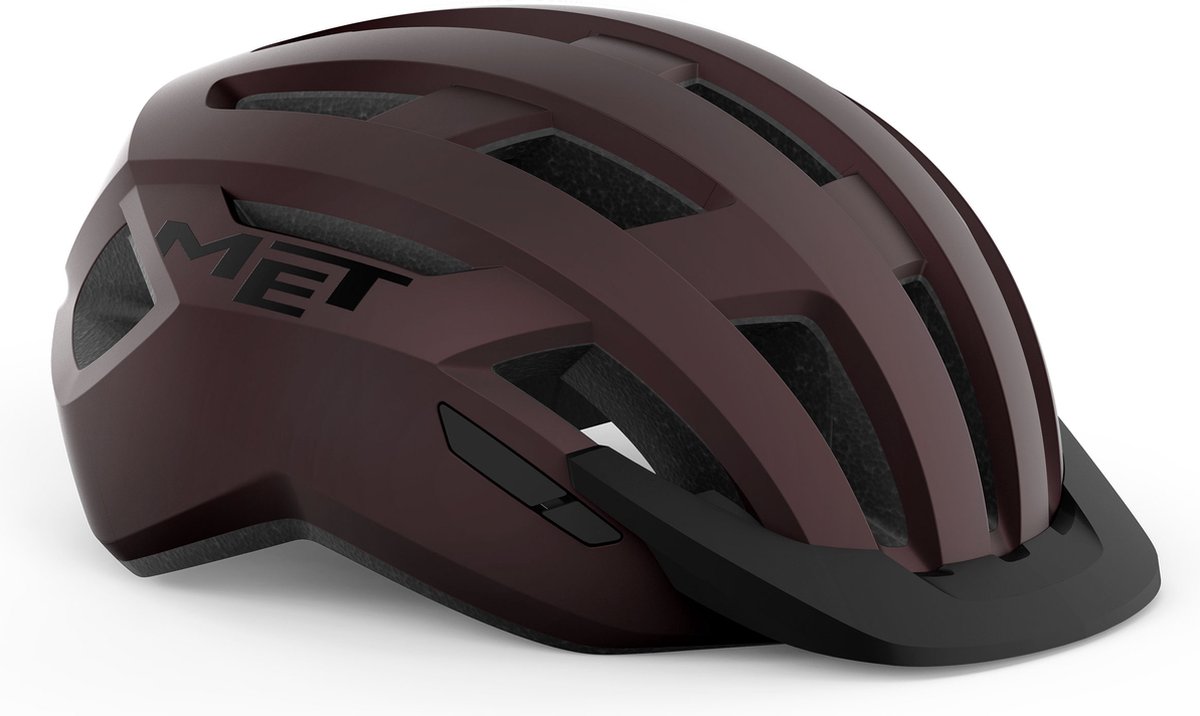 MET Allroad Fietshelm Mannen & Vrouwen – Fietshelm Volwassenen – Maat M (56-58cm) – Burgundy Matt