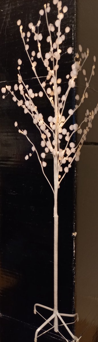 Wit Boompje met LED verlichting 120 cm