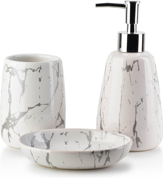 Brabantia renew badkameraccessoires set van 3 white