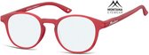 Montana Eyewear BLF52B leesbril - beeldschermbril +1.00 Rood - Rond