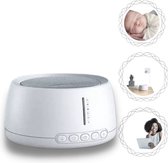 White Noise Machine voor Baby en Volwassen - Slaaphulp - Witte ruis - 30 rustgevende geluiden - Wit
