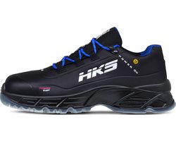 HKS CPO 10 S3 werkschoenen - veiligheidsschoenen - safety shoes - heren laag - antislip - ESD - lichtgewicht - Vegan - zwart - maat 46
