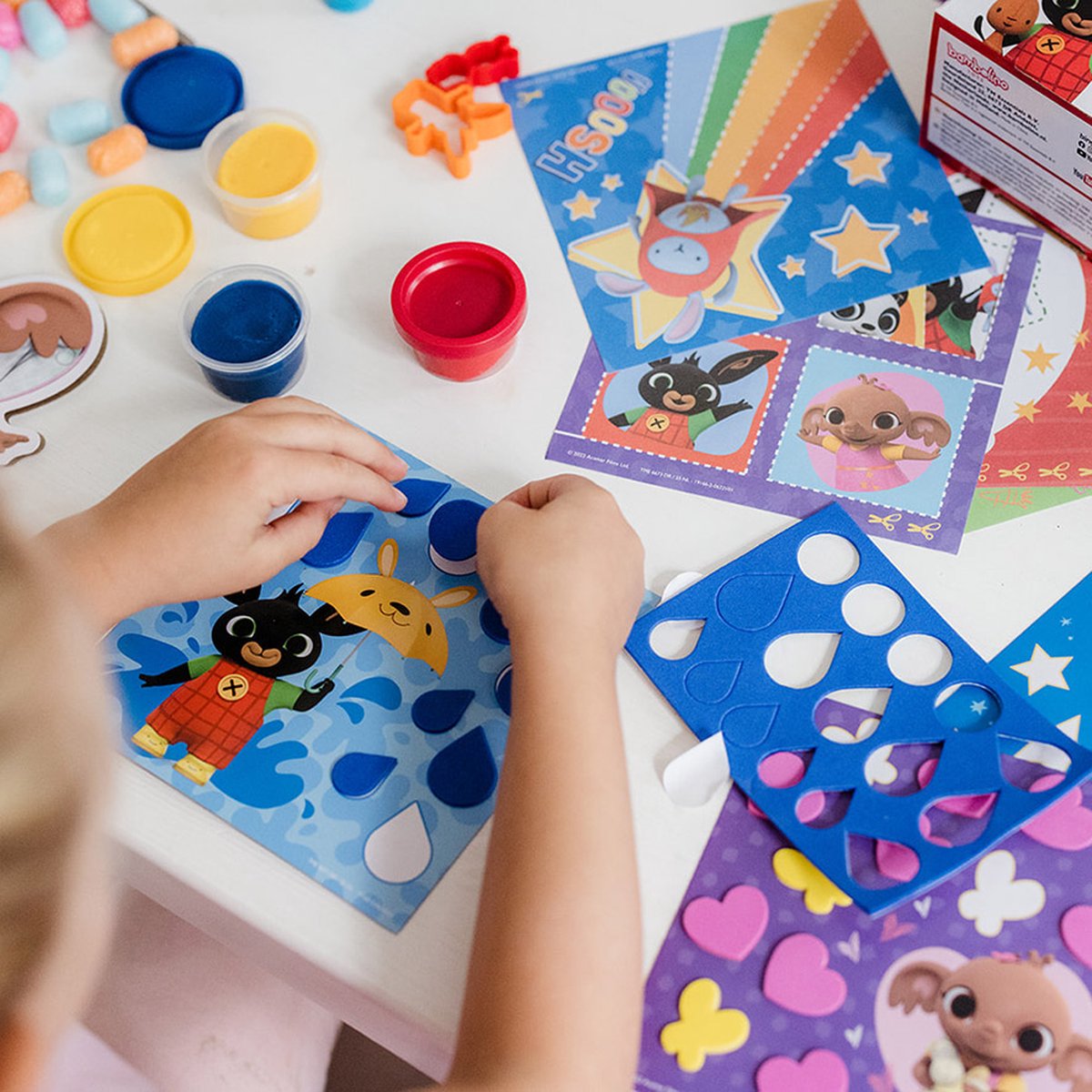 Bing XL Knutselkoffer, knutselpakket junior creatief speelgoed voor jongens en meisjes knutselen - vanaf 3 jaar - Bambolino Toys cadeautip kleuter - knutselbox junior — afbeelding 13