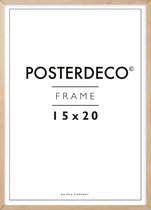 Fotolijst - Posterdeco - Premium Hout - Fotomaat 15x20 cm - Posterlijst - Fotolijstje - Eik