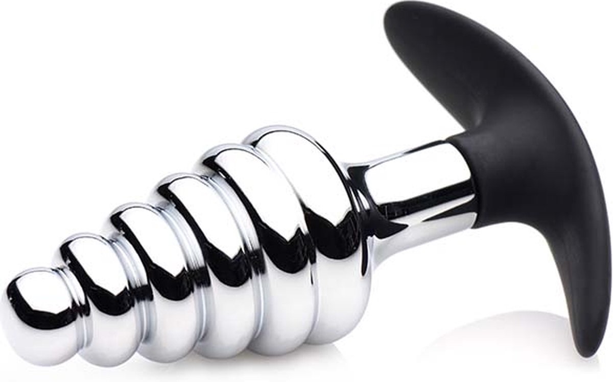 Goedkoopste XR Brands AG176 - MS Dark Hive Metal & Silicone Anal Plug