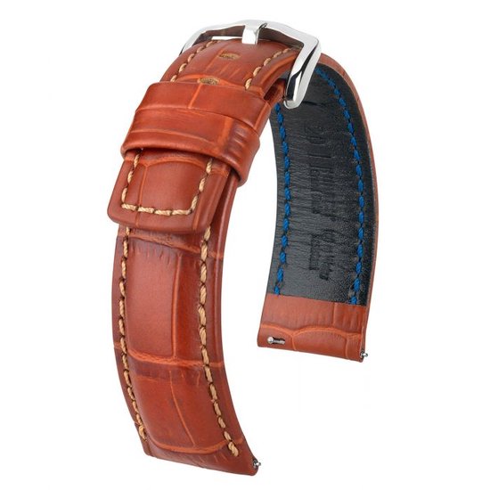 Horlogeband van echt leer, 21 mm en 22 mm, voor IWC, grote piloot