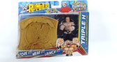 WWE RUMBLERS TRIPLE H WITH WWE CHAMPIONSHIP PLAYCASE