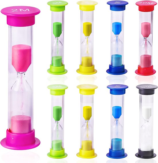 Sand Timer Zandloper voor kinderen kleurrijk zand 9