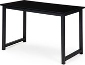 Table bureau - pieds antidérapants - 120x60x73cm - noir