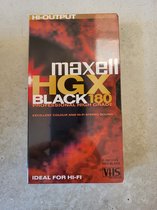 Maxell HGX Black 180 Professional High Grade 3 hours videoband