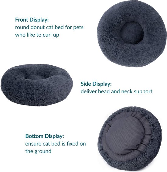 360 ° Roterend Kattenbed – Comfortabel Bureaunest voor