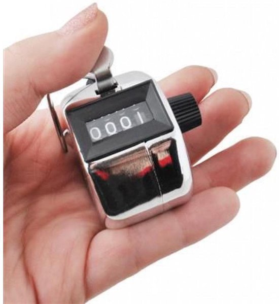 Digitale Handteller – Elektronische Clicker Met Lanyard, Tellen Optellen/aftellen Tot 9999