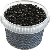 Gelparels | waterparels - per 3 liter verpakt in emmer - kleur: zwart - voor de mooiste creaties
