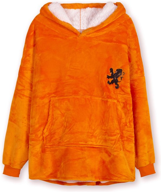 V&L comfortlifestyle – Fleece sweater – 80×110 cm – oranje – Snuggle Hoodie