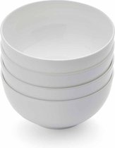Royal Worcester - Set van vier bowls kommen - dia 15 cm - wit fine bone china porselein