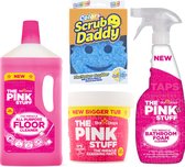 The Pink Stuff Bathroom Cleaner - The Pink Stuff Paste - The Pink Stuff All Purpose Floor Cleaner & The Original Scrub Daddy