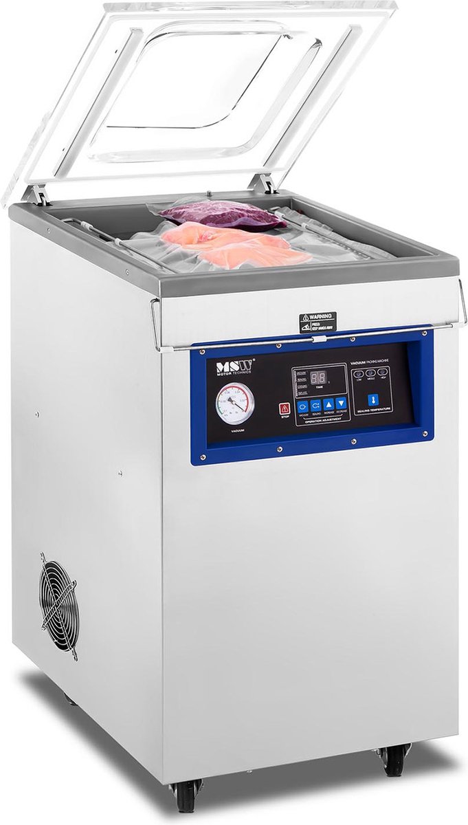 MSW Vacuüm-machine - 900 W - staand apparaat met coderingsfunctie