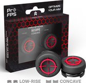 ProFPS Thumbsticks voor Playstation 4 (PS4) en Playstation 5 (PS5) - Thumb Grips - Aim Assistant voor eSports - Concave Low-Rise Set
