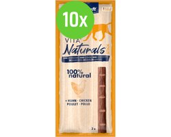 Vitakraft Vita Naturals Dog Stick Kip - hondensnack - 2 stuks - 10 verpakkingen