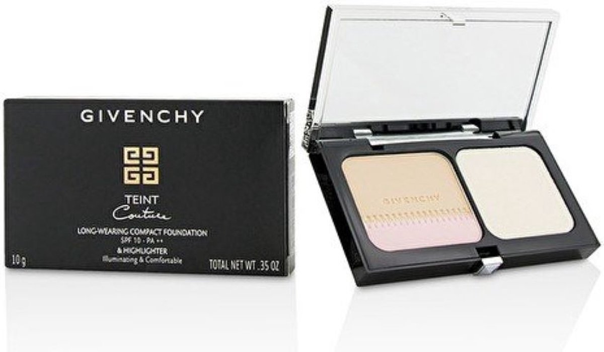 Givenchy Teint Couture Elegant Shell 02, Long-Wearing Compact Foundation SPF 10-PA++