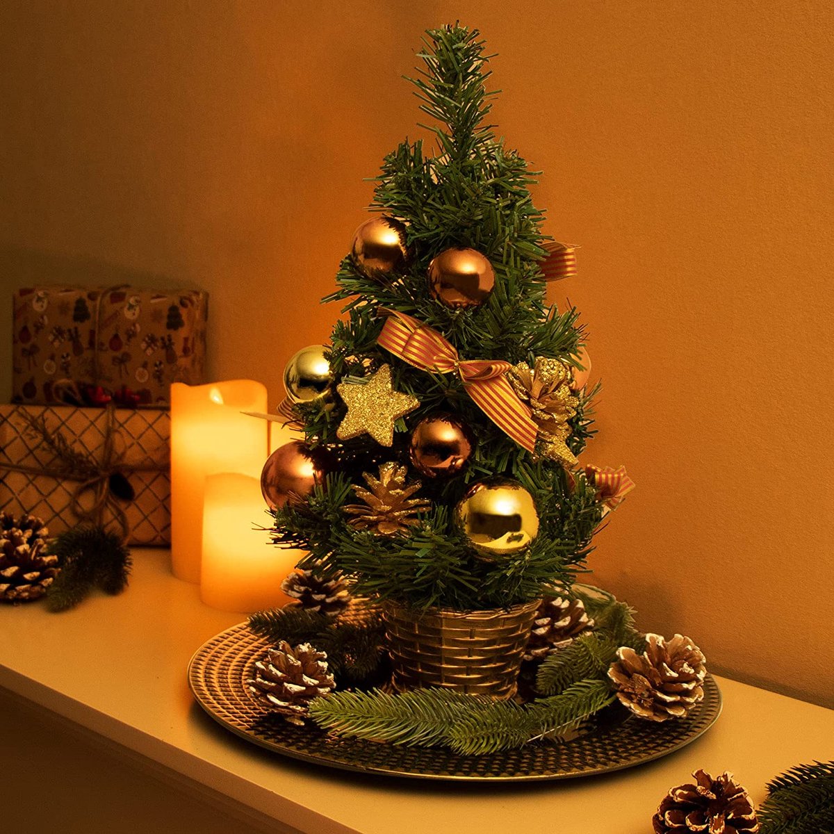 Kunstkerstboom – Premium kwaliteit - realistische kerstboom – duurzaam ‎38,6 x 15,7 x 15,7 cm