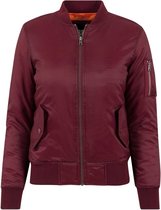 Urban Classics - Basic Bomber jacket - M - Bordeaux rood