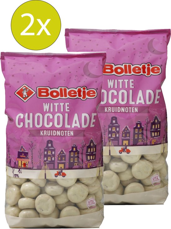 Bolletje witte chocolade kruidnoten - 2 Pack 2 x 310g - 620g | bol.com